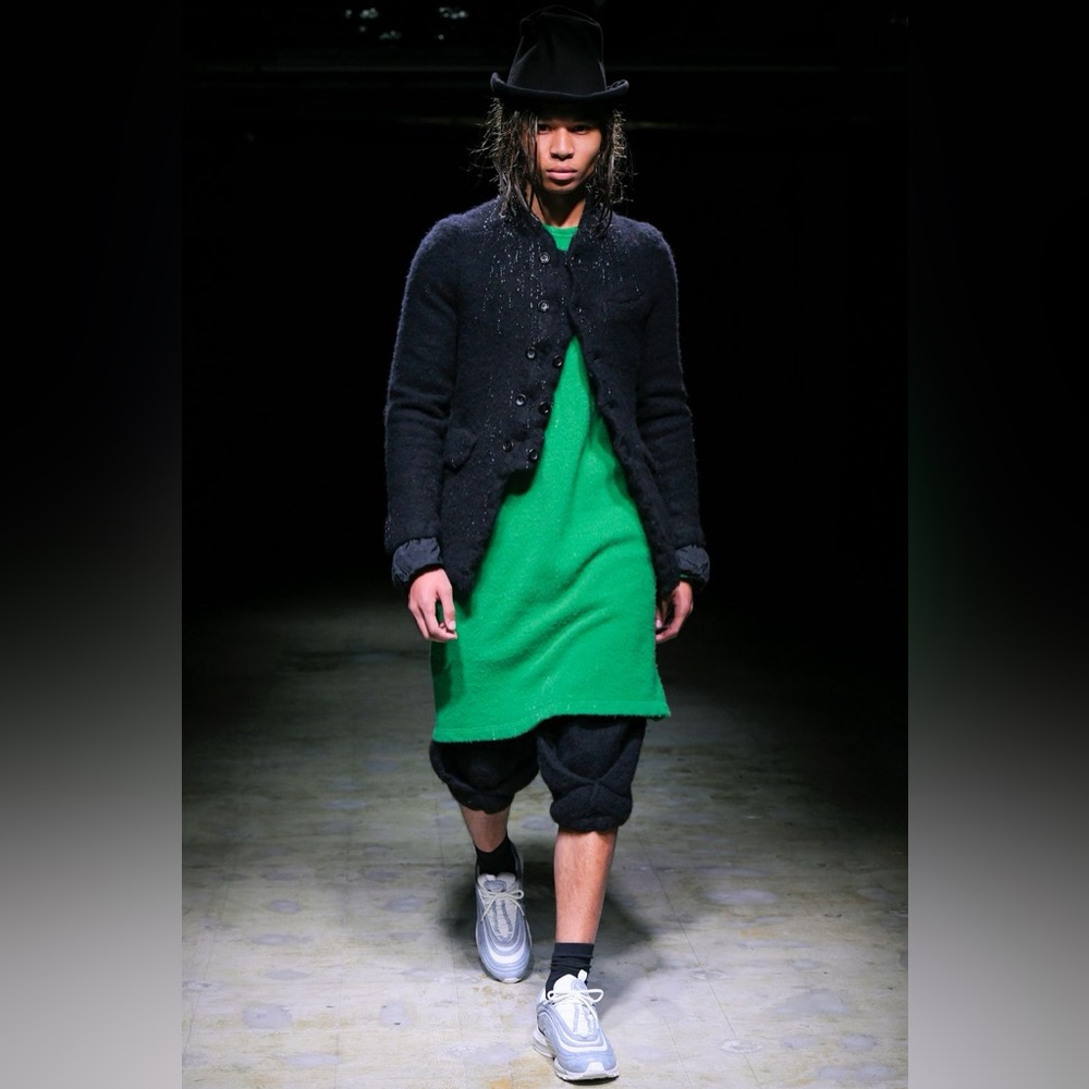 Comme Des Garcons Homme Plus 2022AW Runway Deconstructed Knit Shirt